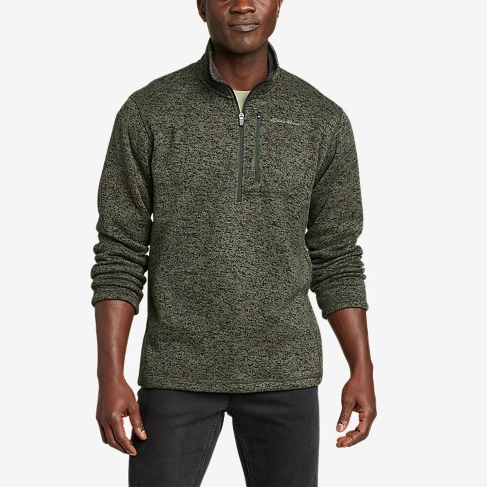 Eddie Bauer Palm Convector 1/3 Fleece Popover